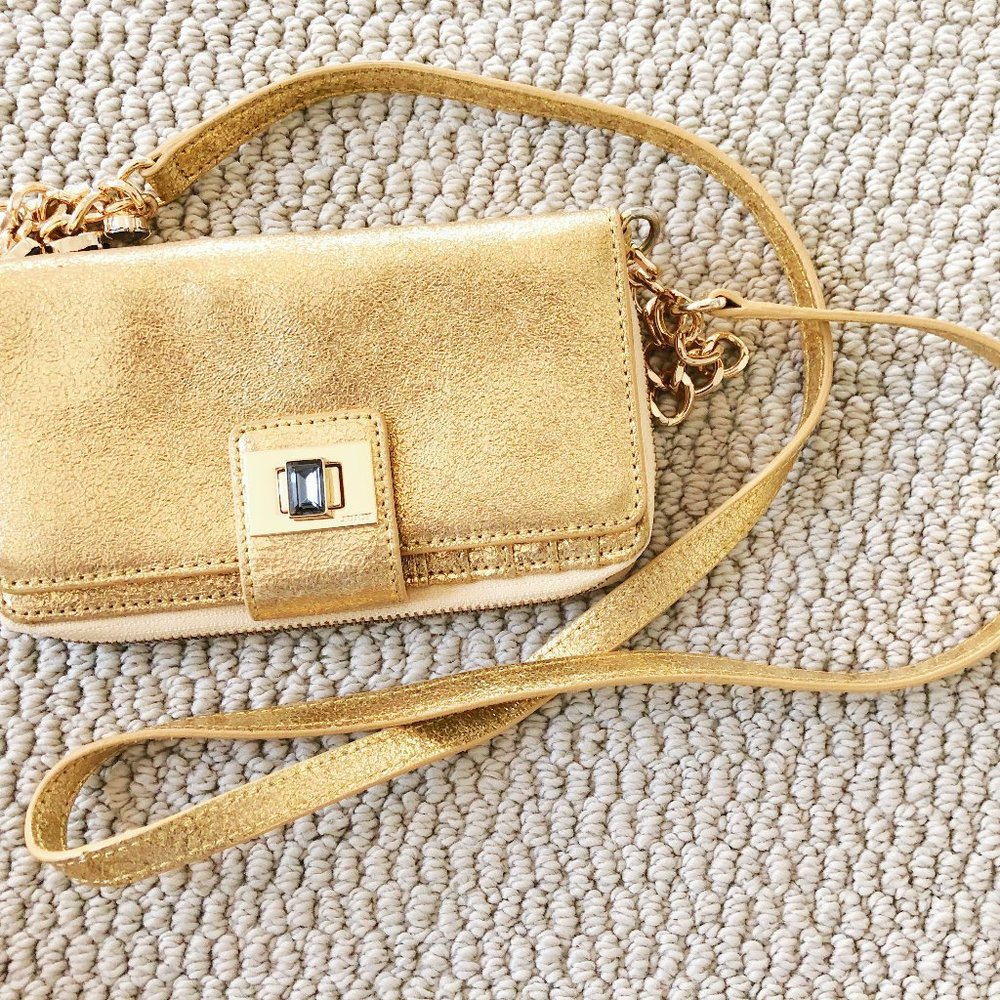 Juicy Couture Jewelry Stone Crossbody Bag, Small - Golden